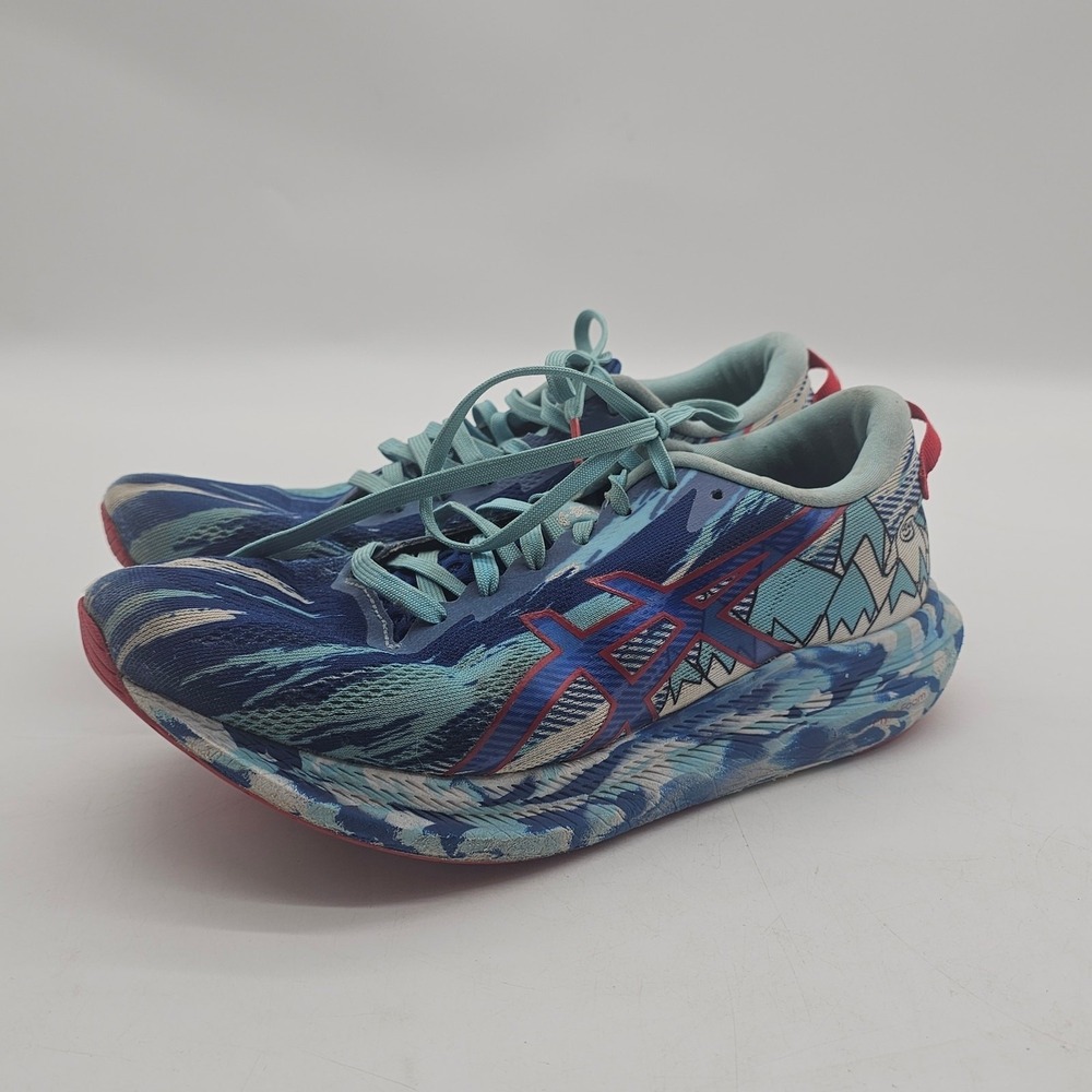 ASICS Noosa Tri 13 Women's Running Shoes Multicolor, Size 8.5 Blue/Red yeti